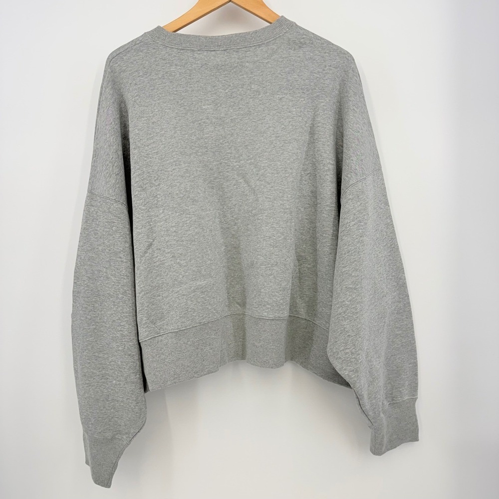 Nike Women's NY Yankees XL Gray Oversized Pullover Sweatshirt NWT 90s Y2K MLB - Picture 7 of 14